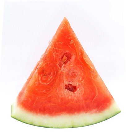 simsearch:400-05886533,k - Slices of watermelon on white background Photographie de stock - Aubaine LD & Abonnement, Code: 400-08070375