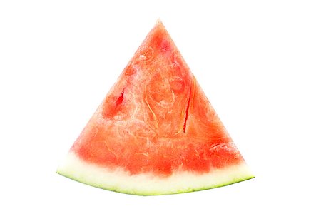 simsearch:400-05886533,k - Slices of watermelon on white background Photographie de stock - Aubaine LD & Abonnement, Code: 400-08070377