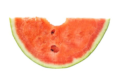 simsearch:400-05886533,k - Slices of watermelon on white background Photographie de stock - Aubaine LD & Abonnement, Code: 400-08070381