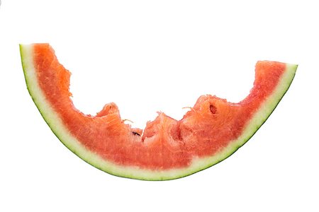 simsearch:400-05886533,k - Slices of watermelon on white background Photographie de stock - Aubaine LD & Abonnement, Code: 400-08070383