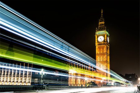 Big Ben is the nickname for the Great Bell of the clock also known as Clock Tower and Elizabeth Tower. Stock Photo - Budget Royalty-Free & Subscription, Code: 400-08070946