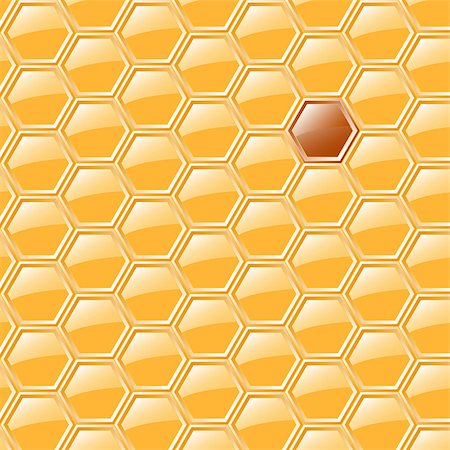 Sweet honeycomb Photographie de stock - Aubaine LD & Abonnement, Code: 400-08070983