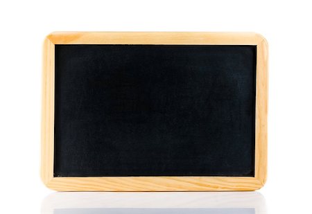 simsearch:400-07625260,k - empty blackboard isolated on white background Photographie de stock - Aubaine LD & Abonnement, Code: 400-08071067