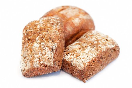 Baked biscuits  isolated on white background Fotografie stock - Microstock e Abbonamento, Codice: 400-08072696