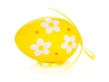 simsearch:400-07921731,k - Colorful easter egg. Isolated on white background Stock Photo - Budget Royalty-Free & Subscription, Code: 400-08072764