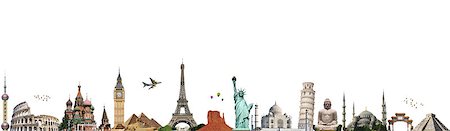 simsearch:400-05356929,k - Famous monuments of the world illustrating the travel and holidays Stock Photo - Budget Royalty-Free & Subscription, Code: 400-08072842