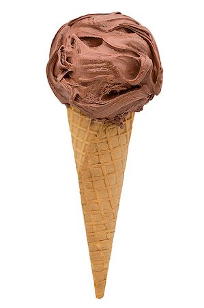 simsearch:400-04279963,k - nutella flavor ice cream isolated on white background, selective path included in the file. Foto de stock - Super Valor sin royalties y Suscripción, Código: 400-08094059