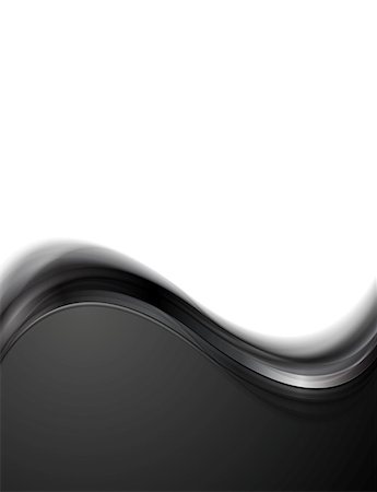 simsearch:400-08291134,k - Dark abstract wavy background. Vector design Stock Photo - Budget Royalty-Free & Subscription, Code: 400-08094538