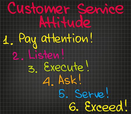 Customer Serivce attitude written in sketch words Stock Photo - Budget Royalty-Free & Subscription, Code: 400-08095163