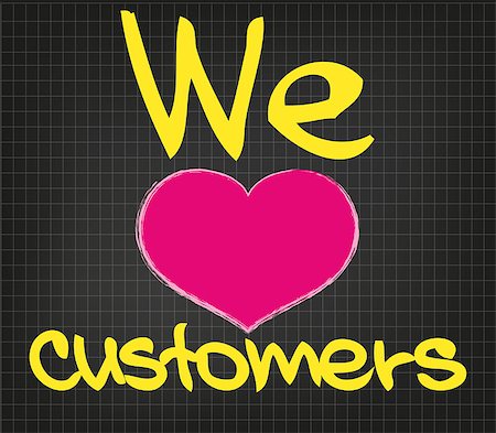 Customer Serivce attitude written in sketch words Foto de stock - Super Valor sin royalties y Suscripción, Código: 400-08095251