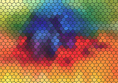 simsearch:400-07627757,k - colorful mosaic composition with ceramic geometric shapes for your design Stock Photo - Budget Royalty-Free & Subscription, Code: 400-08096208