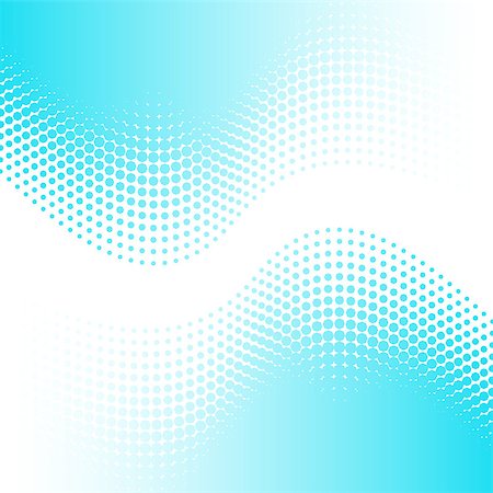 simsearch:400-08672921,k - Beautiful blue vector abstract background with halftone effect Stock Photo - Budget Royalty-Free & Subscription, Code: 400-08096649