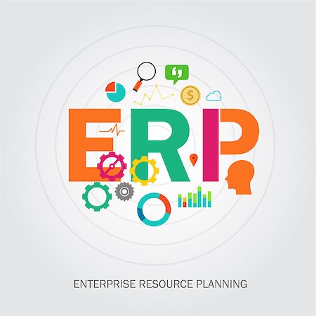 erp enterprise reource planning software application system Stock Photo - Budget Royalty-Free & Subscription, Code: 400-08096693