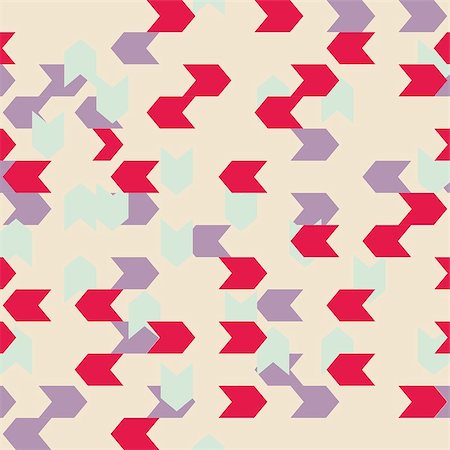 simsearch:400-08675660,k - Chevron seamless colorful vector pattern or tile background with zig zag red, mint green and violet stripes. Stock Photo - Budget Royalty-Free & Subscription, Code: 400-08097644