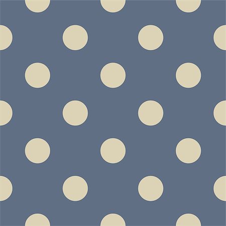 Tile vector pattern with grey polka dots on pastel blue background for seamless decoration wallpaper Stock Photo - Budget Royalty-Free & Subscription, Code: 400-08097643