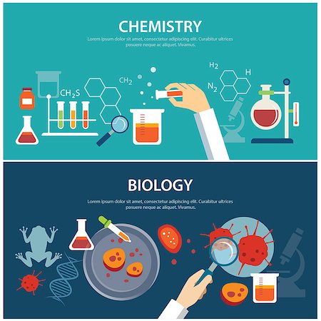 chemistry and biology education concept Stock Photo - Budget Royalty-Free & Subscription, Code: 400-08097741