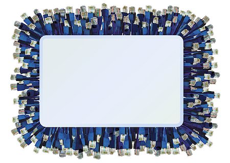 segregation - Background of network connectors and text placeholder Stock Photo - Budget Royalty-Free & Subscription, Code: 400-08098008