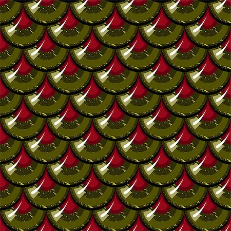 simsearch:400-08097395,k - Seamless colorful shiny river fish scales. Dragonscale. Brilliant background for design. Vector illustration eps 10 Photographie de stock - Aubaine LD & Abonnement, Code: 400-08098027
