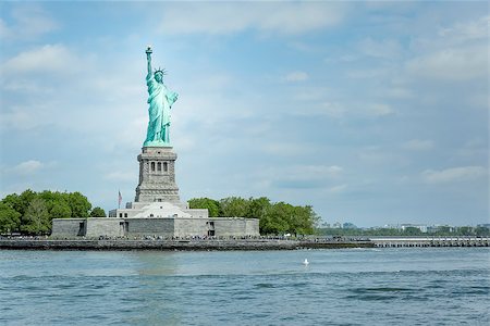 famous american sculptures - An image of the Statue of Liberty in New York Stock Photo - Budget Royalty-Free & Subscription, Code: 400-08098272