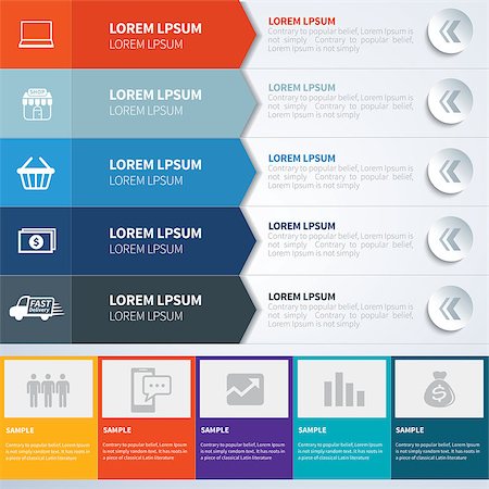 simsearch:400-08707424,k - vector infographics set templates Stock Photo - Budget Royalty-Free & Subscription, Code: 400-08098304