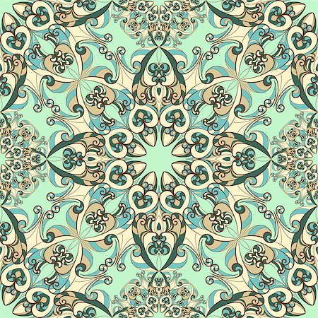 simsearch:400-08650534,k - Vintage pattern with ethnic ornament. Can be used for textiles, book design, pattern fills, web page background, surface textures, scrapbooking. Vector illustration eps 10. Stock Photo - Budget Royalty-Free & Subscription, Code: 400-08098454