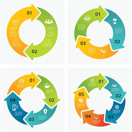 set of infographic templates Photographie de stock - Aubaine LD & Abonnement, Code: 400-08098688