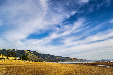 stinson beach - Stinson Beach in Marin County off the pacific coast of Northern California Stockbilder - Microstock & Abonnement, Bildnummer: 400-08093826