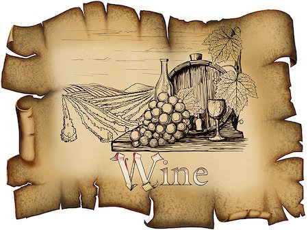 simsearch:400-08791429,k - Vintage wine label on grungy backgrounds of labeled and picture Stockbilder - Microstock & Abonnement, Bildnummer: 400-08093841