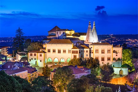 Sintra, Portugal at Sintra National Palace Stock Photo - Budget Royalty-Free & Subscription, Code: 400-08107475