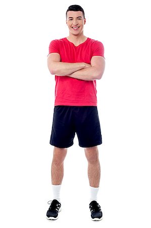 fitness model adult - Young fitness guy posing with confidence Stock Photo - Budget Royalty-Free & Subscription, Code: 400-08108184