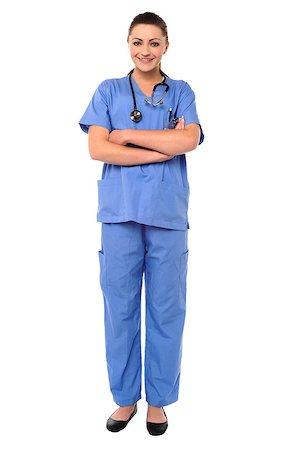 simsearch:400-08131186,k - Full length image of young confident lady doctor Stock Photo - Budget Royalty-Free & Subscription, Code: 400-08108228