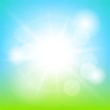 simsearch:400-08014821,k - Nature sunny abstract summer background with sun and bokeh Photographie de stock - Aubaine LD & Abonnement, Code: 400-08114259