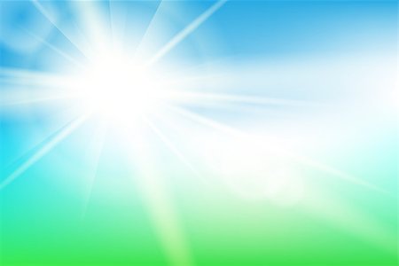 sunlight abstract - Nature sunny abstract summer background with sun and bokeh Stock Photo - Budget Royalty-Free & Subscription, Code: 400-08114289