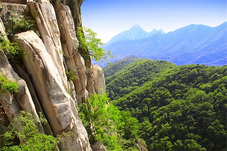 shaolin monastery - Mountains next to famous Shaolin monastery in China Stock Photo - Budget Royalty-Free & Subscription, Code: 400-08110067