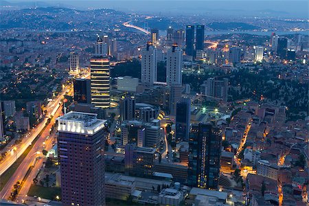 evrenkalinbacak (artist) - Istanbul Cityscape Stockbilder - Microstock & Abonnement, Bildnummer: 400-08110288