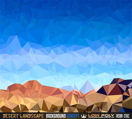 polygonal - Low Poly trangular trendy Art background for your polygonal flyer, stylish brochure, poster background and fresh applications. Stock Photo - Budget Royalty-Free & Subscription, Code: 400-08110963