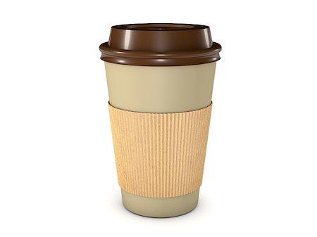 simsearch:400-08978724,k - Takeaway coffee cup with lid Photographie de stock - Aubaine LD & Abonnement, Code: 400-08111031