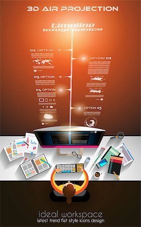 Infographics Teamwork with Business doodles Sketch background: infographics vector elements isolated, . It include lots of icons included graphs, stats, devices,laptops, clouds, concepts and so on. Stock Photo - Budget Royalty-Free & Subscription, Code: 400-08111698
