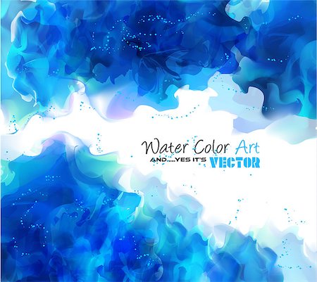 Watercolor Background and yes... it's vector! To use for poster, flyer background, page covers, letterheads, hipster stuff, business cards, brochures template and so on Stock Photo - Budget Royalty-Free & Subscription, Code: 400-08111716
