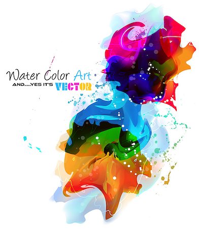 Watercolor Background and yes... it's vector! To use for poster, flyer background, page covers, letterheads, hipster stuff, business cards, brochures template and so on Stock Photo - Budget Royalty-Free & Subscription, Code: 400-08111719