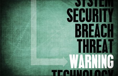 Warning Computer Security Threat and Protection Stock Photo - Budget Royalty-Free & Subscription, Code: 400-08111788