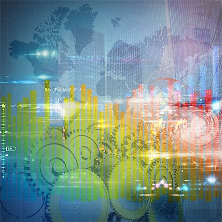 simsearch:400-09011393,k - Colourful illustration of develop international success background Photographie de stock - Aubaine LD & Abonnement, Code: 400-08112769