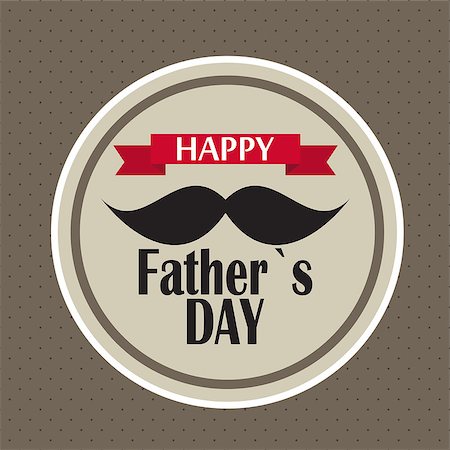 Happy Father`s Day Poster Card Vector Illustration EPS10 Stock Photo - Budget Royalty-Free & Subscription, Code: 400-08113594
