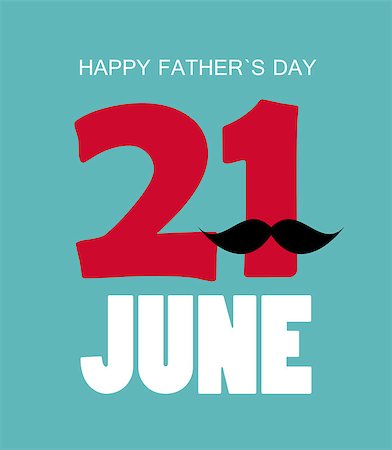 Happy Father`s Day Poster Card Vector Illustration EPS10 Stock Photo - Budget Royalty-Free & Subscription, Code: 400-08113599