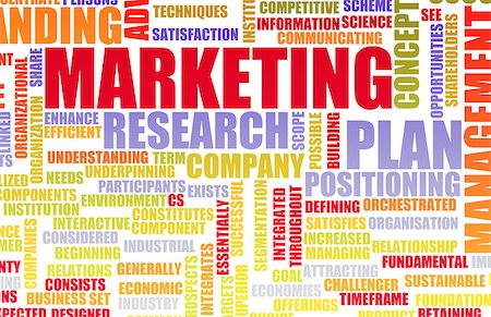 Marketing Research as a Business Concept Abstract Stock Photo - Budget Royalty-Free & Subscription, Code: 400-08113948