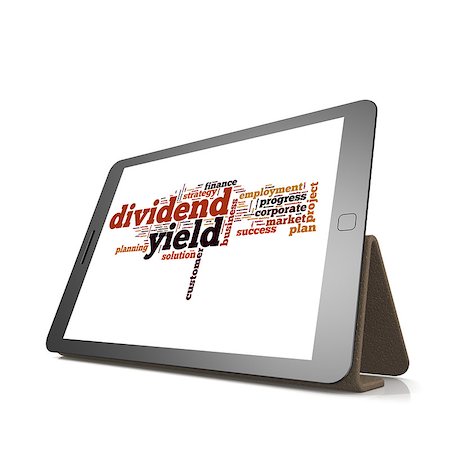 simsearch:400-04644175,k - Dividend yield word cloud on tablet image with hi-res rendered artwork that could be used for any graphic design. Stock Photo - Budget Royalty-Free & Subscription, Code: 400-08134038