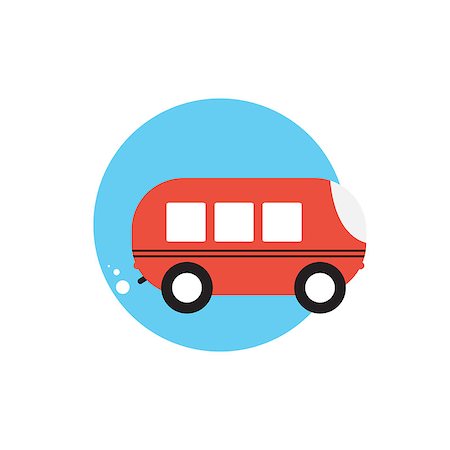 simsearch:400-08162481,k - Line Icon with Flat Graphics Element of Bus Vector Illustration EPS10 Stock Photo - Budget Royalty-Free & Subscription, Code: 400-08134408