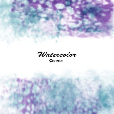 simsearch:400-08190918,k - Watercolor vector background. Hand drawing with colored spots and blotches. Fotografie stock - Microstock e Abbonamento, Codice: 400-08134467