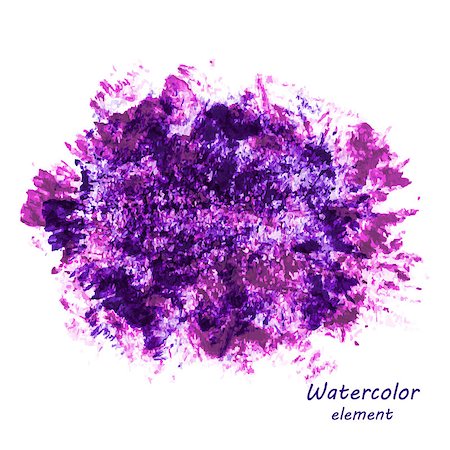 simsearch:400-08190918,k - Watercolor vector background. Hand drawing with colored spots and blotches. Fotografie stock - Microstock e Abbonamento, Codice: 400-08134485