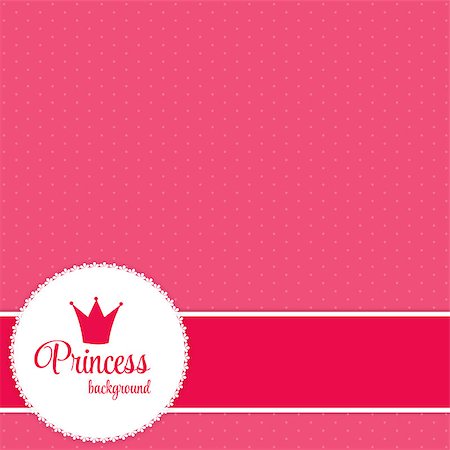 Princess Crown  Background Vector Illustration. EPS10 Stock Photo - Budget Royalty-Free & Subscription, Code: 400-08135165
